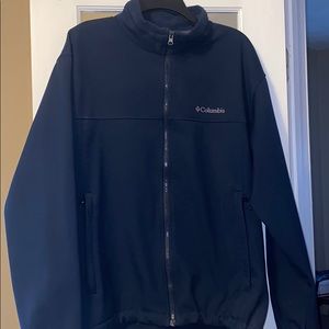 mens navy Colombia jacket